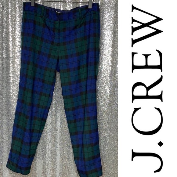 J. Crew Pants - J. Crew Plaid Wool Pants